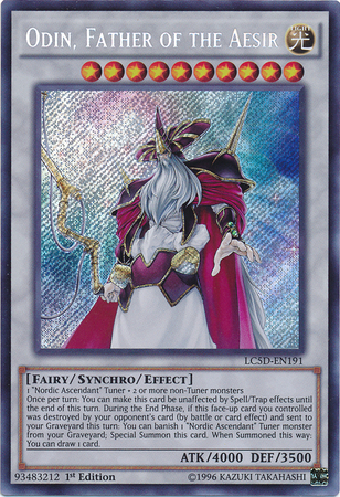 Odin, Father of the Aesir [LC5D-EN191] Secret Rare | Dragon's Lair Comics and Fantasy Houston TX