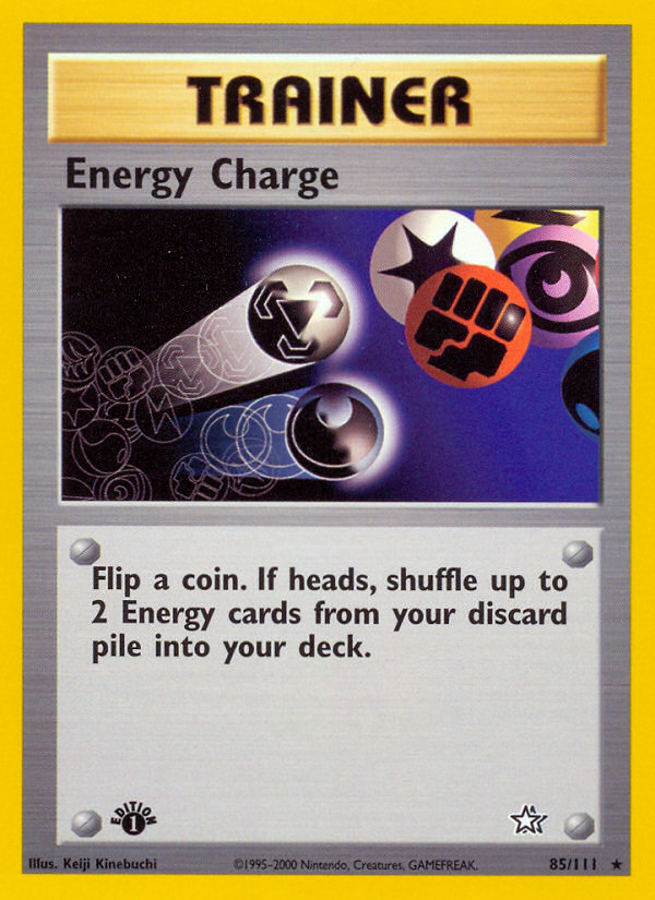 Energy Charge (85/111) [Neo Genesis 1st Edition] | Dragon's Lair Comics and Fantasy Houston TX
