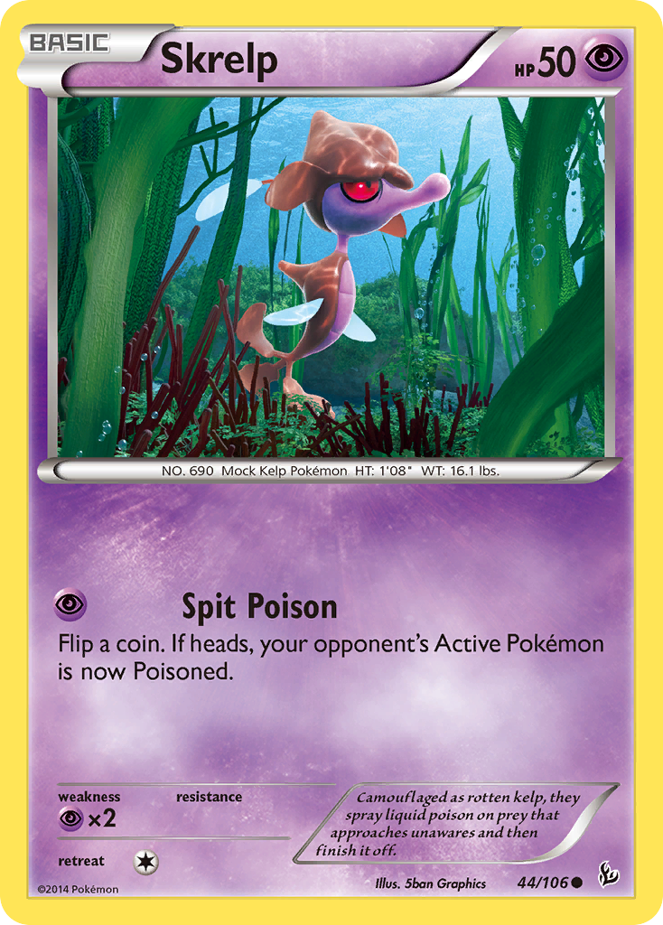 Skrelp (44/106) [XY: Flashfire] | Dragon's Lair Comics and Fantasy Houston TX
