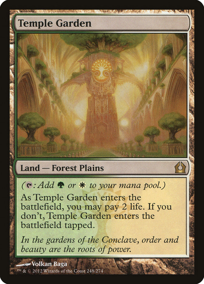 Temple Garden [Return to Ravnica] | Dragon's Lair Comics and Fantasy Houston TX