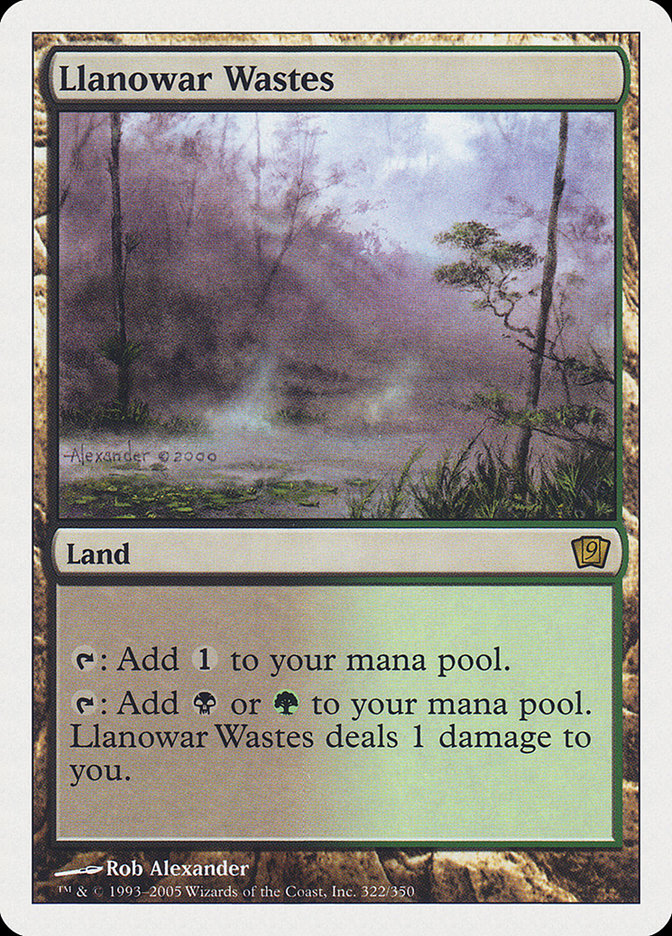 Llanowar Wastes [Ninth Edition] | Dragon's Lair Comics and Fantasy Houston TX