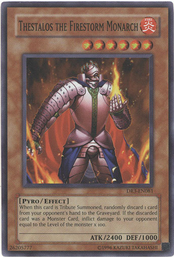 Thestalos the Firestorm Monarch [DR3-EN081] Super Rare | Dragon's Lair Comics and Fantasy Houston TX