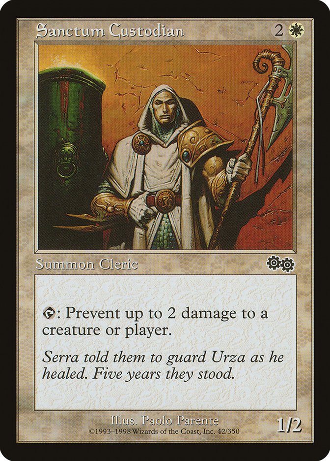 Sanctum Custodian [Urza's Saga] | Dragon's Lair Comics and Fantasy Houston TX