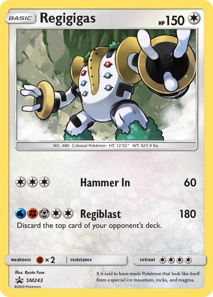 Regigigas (SM243) [Sun & Moon: Black Star Promos] | Dragon's Lair Comics and Fantasy Houston TX