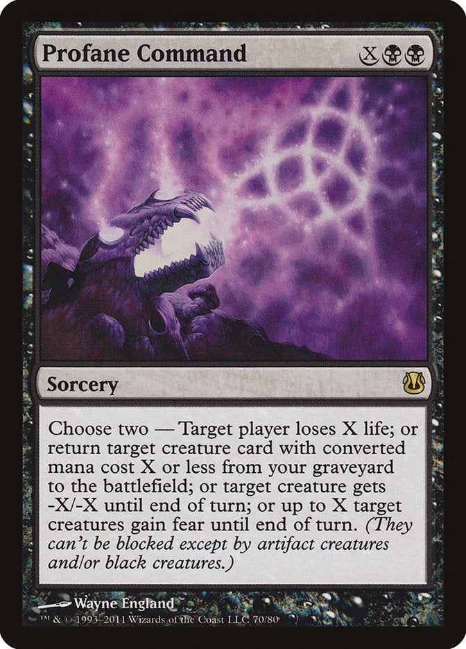 Profane Command [Duel Decks: Ajani vs. Nicol Bolas] | Dragon's Lair Comics and Fantasy Houston TX