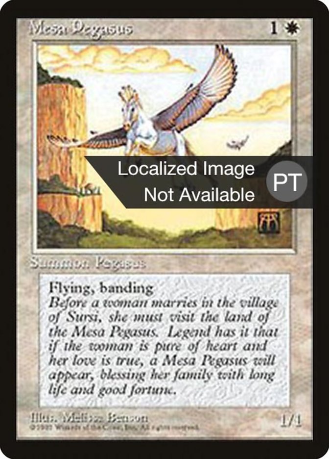 Mesa Pegasus [Fourth Edition (Foreign Black Border)] | Dragon's Lair Comics and Fantasy Houston TX