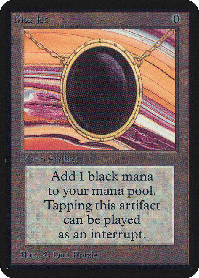 Mox Jet [Alpha Edition] | Dragon's Lair Comics and Fantasy Houston TX