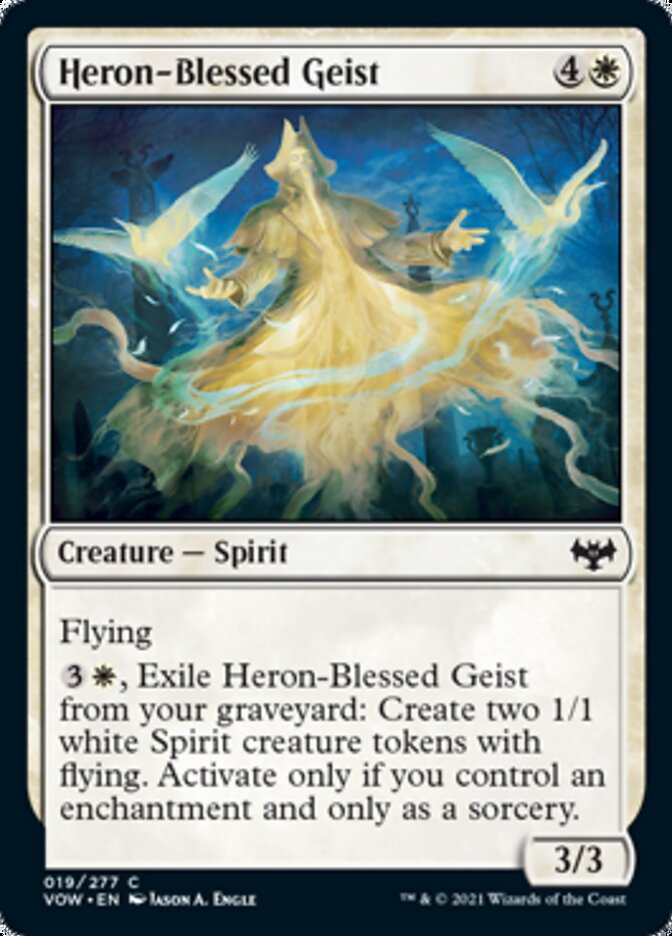 Heron-Blessed Geist [Innistrad: Crimson Vow] | Dragon's Lair Comics and Fantasy Houston TX