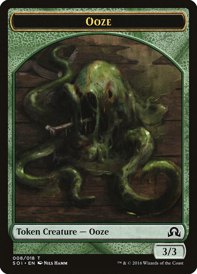 Ooze Token [Shadows over Innistrad Tokens] | Dragon's Lair Comics and Fantasy Houston TX