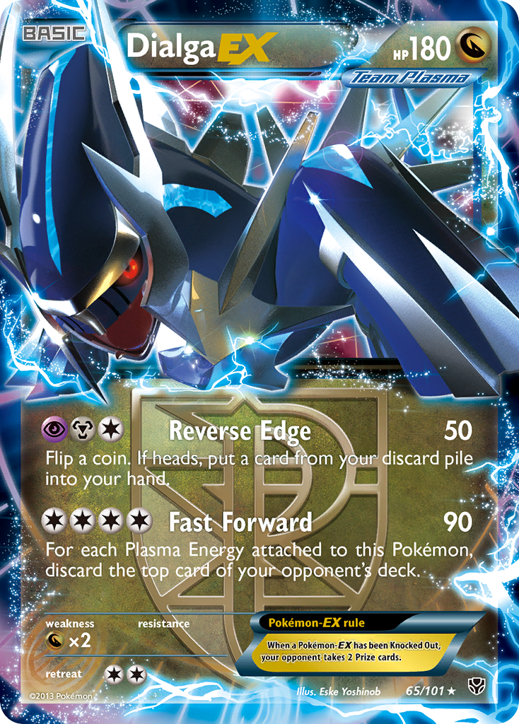Dialga EX (65/101) [Black & White: Plasma Blast] | Dragon's Lair Comics and Fantasy Houston TX