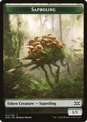 Plant // Saproling Double-Sided Token [Double Masters Tokens] | Dragon's Lair Comics and Fantasy Houston TX