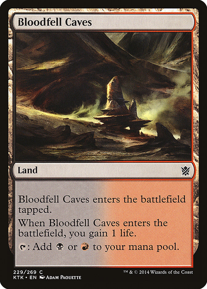 Bloodfell Caves [Khans of Tarkir] | Dragon's Lair Comics and Fantasy Houston TX