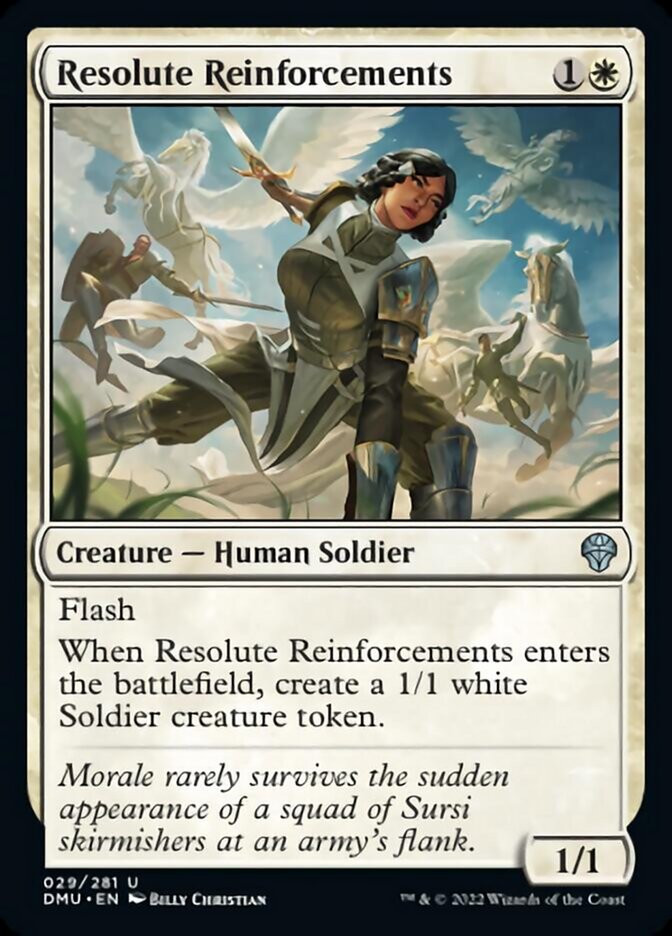 Resolute Reinforcements [Dominaria United] | Dragon's Lair Comics and Fantasy Houston TX