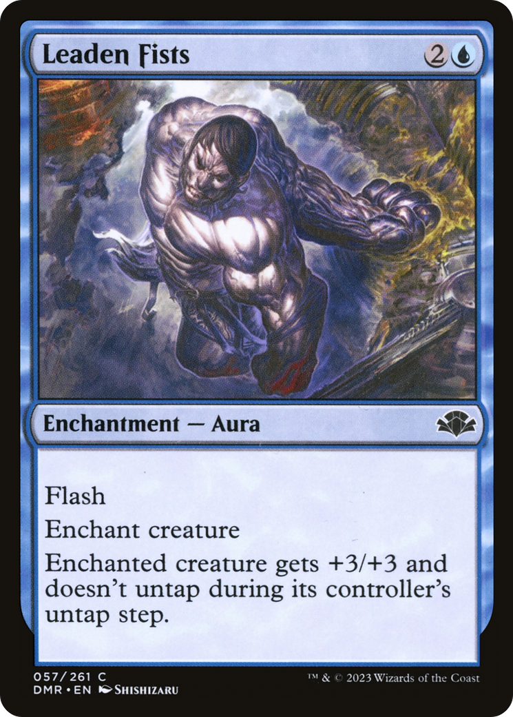 Leaden Fists [Dominaria Remastered] | Dragon's Lair Comics and Fantasy Houston TX