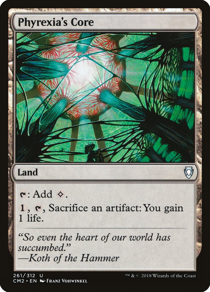 Phyrexia's Core [Commander Anthology Volume II] | Dragon's Lair Comics and Fantasy Houston TX