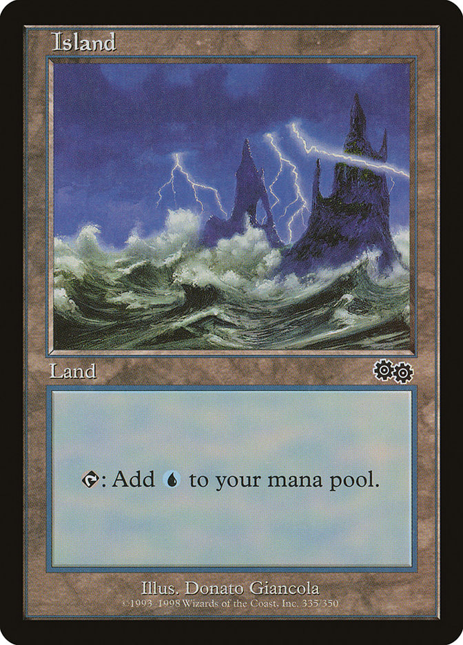 Island (335) [Urza's Saga] | Dragon's Lair Comics and Fantasy Houston TX