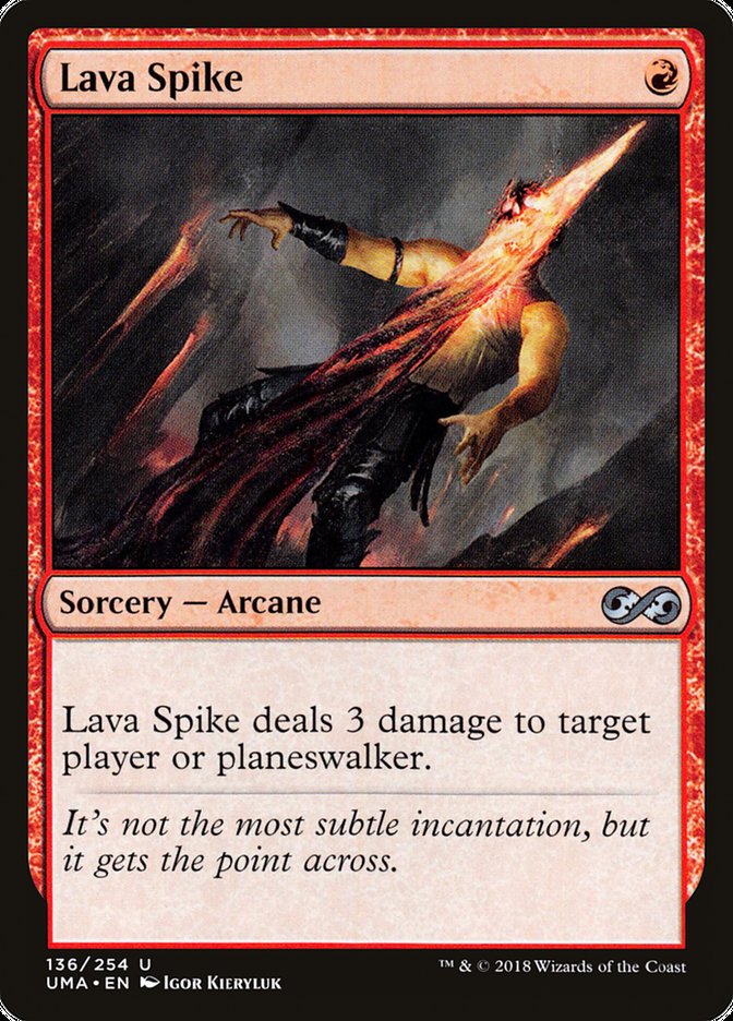 Lava Spike [Ultimate Masters] | Dragon's Lair Comics and Fantasy Houston TX