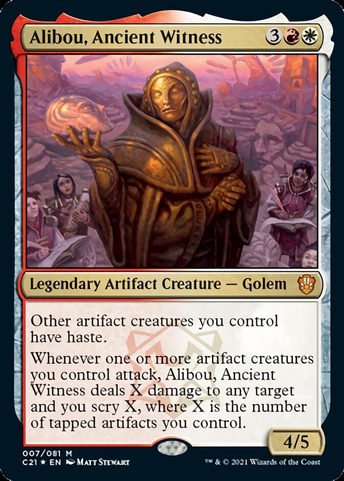 Alibou, Ancient Witness [Commander 2021] | Dragon's Lair Comics and Fantasy Houston TX
