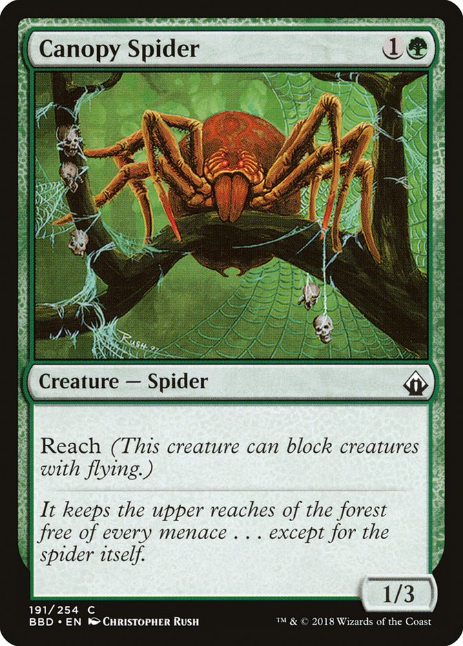 Canopy Spider [Battlebond] | Dragon's Lair Comics and Fantasy Houston TX