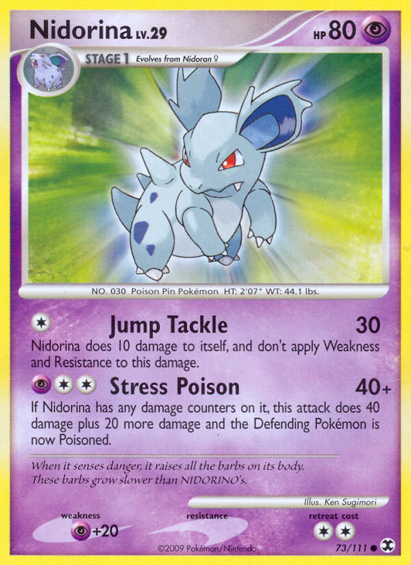 Nidorina (73/111) [Platinum: Rising Rivals] | Dragon's Lair Comics and Fantasy Houston TX