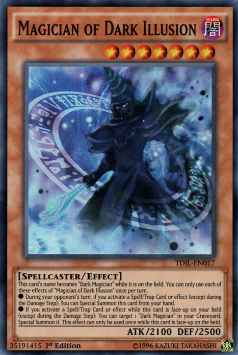 Magician of Dark Illusion [TDIL-EN017] Super Rare | Dragon's Lair Comics and Fantasy Houston TX
