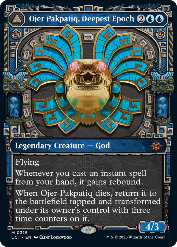 Ojer Pakpatiq, Deepest Epoch // Temple of Cyclical Time (Showcase) [The Lost Caverns of Ixalan] | Dragon's Lair Comics and Fantasy Houston TX