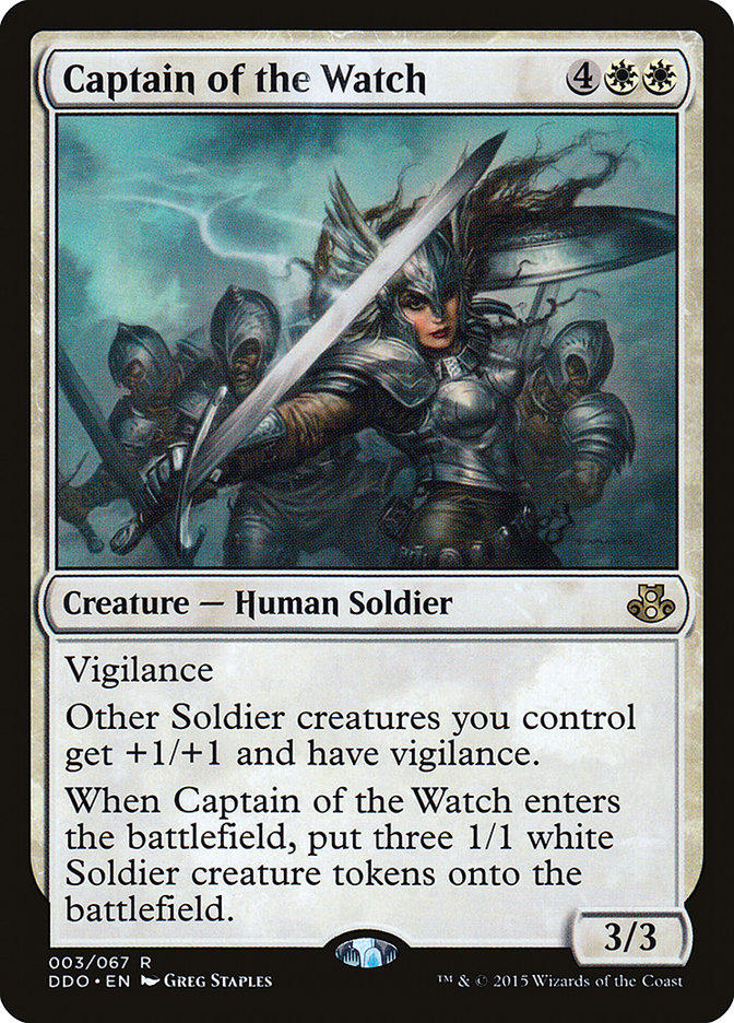 Captain of the Watch [Duel Decks: Elspeth vs. Kiora] | Dragon's Lair Comics and Fantasy Houston TX