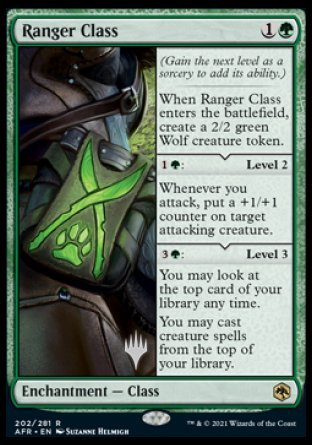 Ranger Class (Promo Pack) [Dungeons & Dragons: Adventures in the Forgotten Realms Promos] | Dragon's Lair Comics and Fantasy Houston TX