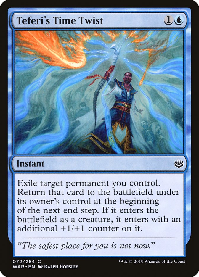 Teferi's Time Twist [War of the Spark] | Dragon's Lair Comics and Fantasy Houston TX