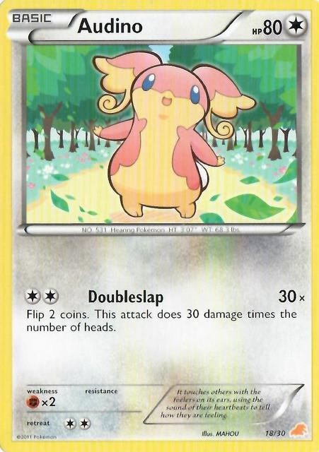 Audino (18/30) [Black & White: Trainer Kit - Excadrill] | Dragon's Lair Comics and Fantasy Houston TX