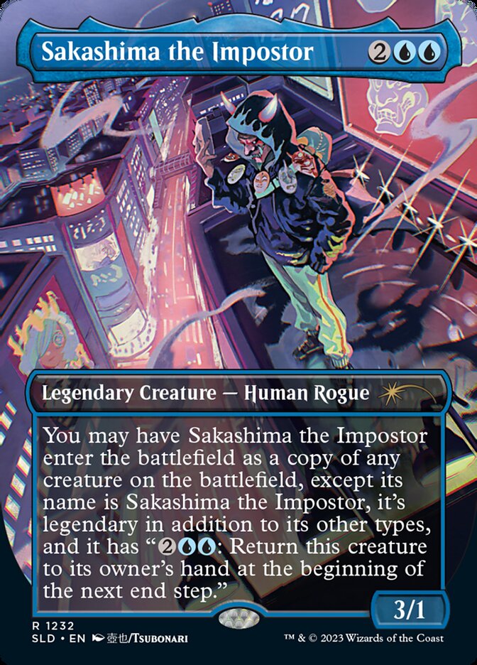 Sakashima the Impostor (Borderless) [Secret Lair Drop Series] | Dragon's Lair Comics and Fantasy Houston TX