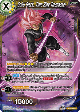 SS Rose Goku Black, Time Ring Trespasser (P-303) [Tournament Promotion Cards] | Dragon's Lair Comics and Fantasy Houston TX