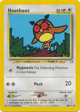 Hoothoot (60/111) [Neo Genesis Unlimited] | Dragon's Lair Comics and Fantasy Houston TX