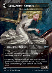 Innocent Traveler // Malicious Invader - Lucy Westenra // Lucy, Arisen Vampire [Innistrad: Crimson Vow] | Dragon's Lair Comics and Fantasy Houston TX