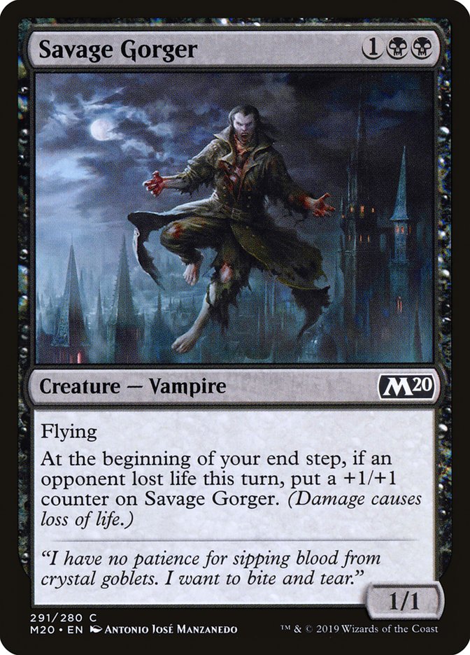 Savage Gorger [Core Set 2020] | Dragon's Lair Comics and Fantasy Houston TX