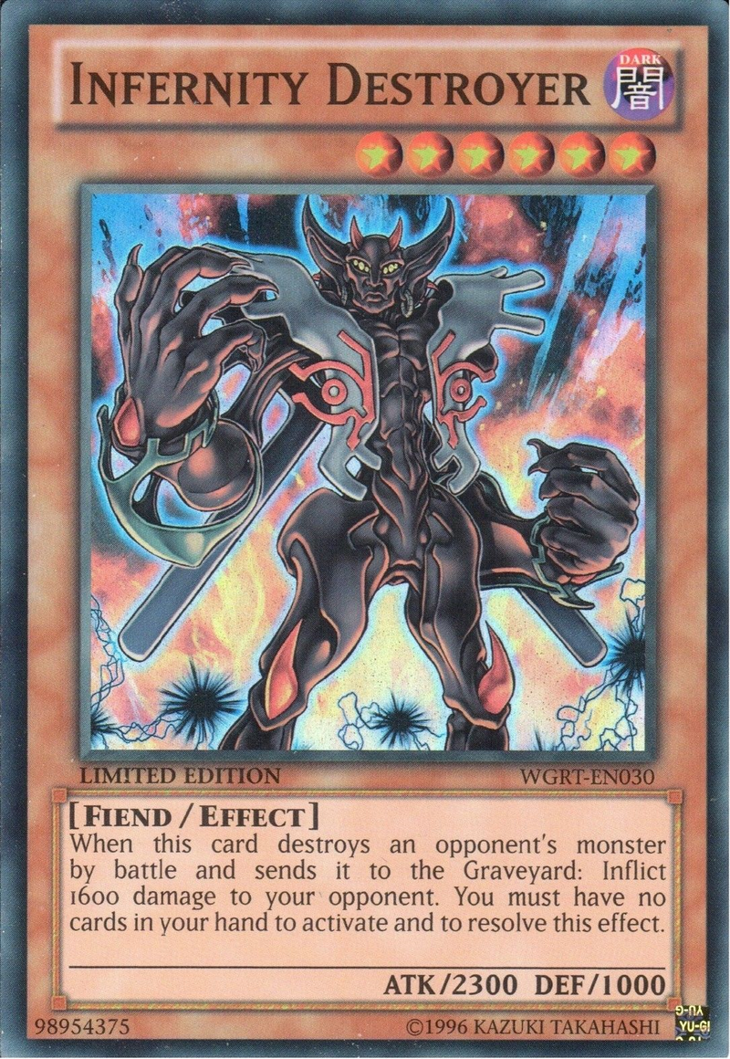 Infernity Destroyer [WGRT-EN030] Super Rare | Dragon's Lair Comics and Fantasy Houston TX