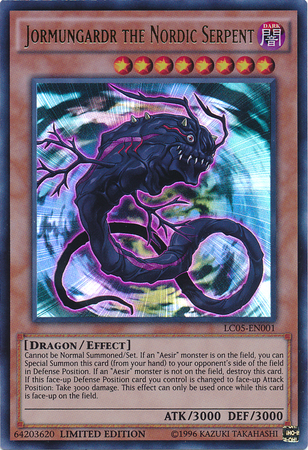 Jormungardr the Nordic Serpent [LC05-EN001] Ultra Rare | Dragon's Lair Comics and Fantasy Houston TX