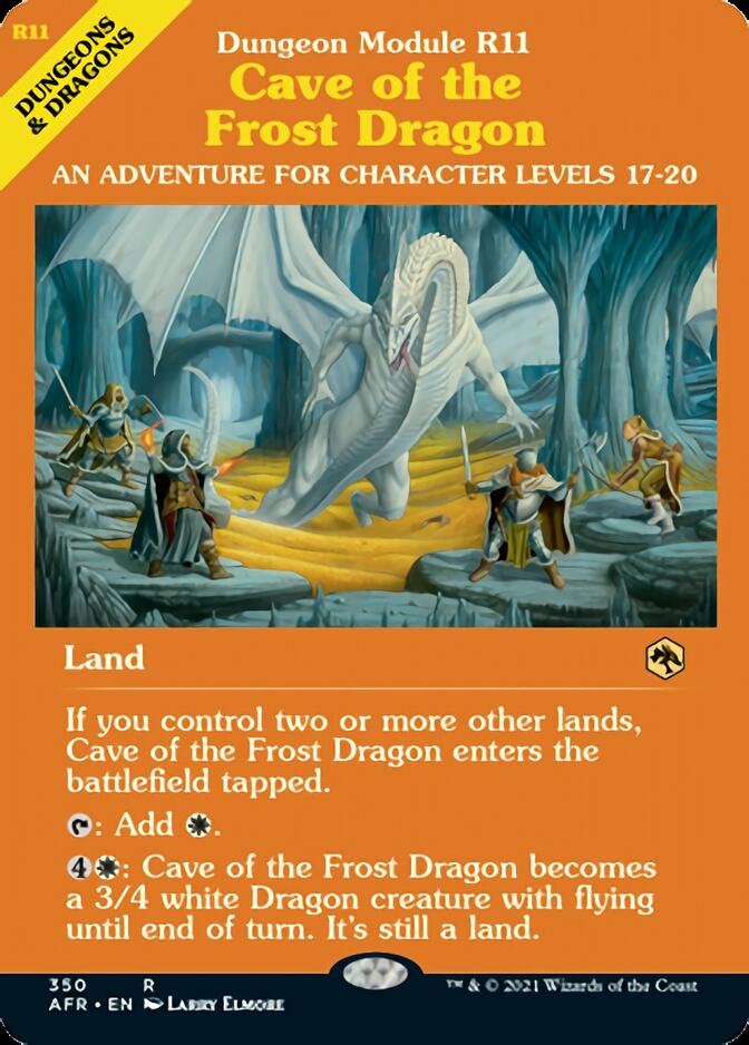 Cave of the Frost Dragon (Dungeon Module) [Dungeons & Dragons: Adventures in the Forgotten Realms] | Dragon's Lair Comics and Fantasy Houston TX