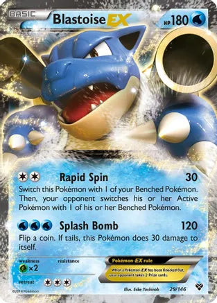 Blastoise EX 29/146 XY Base Set Holofoil | Odin's Place