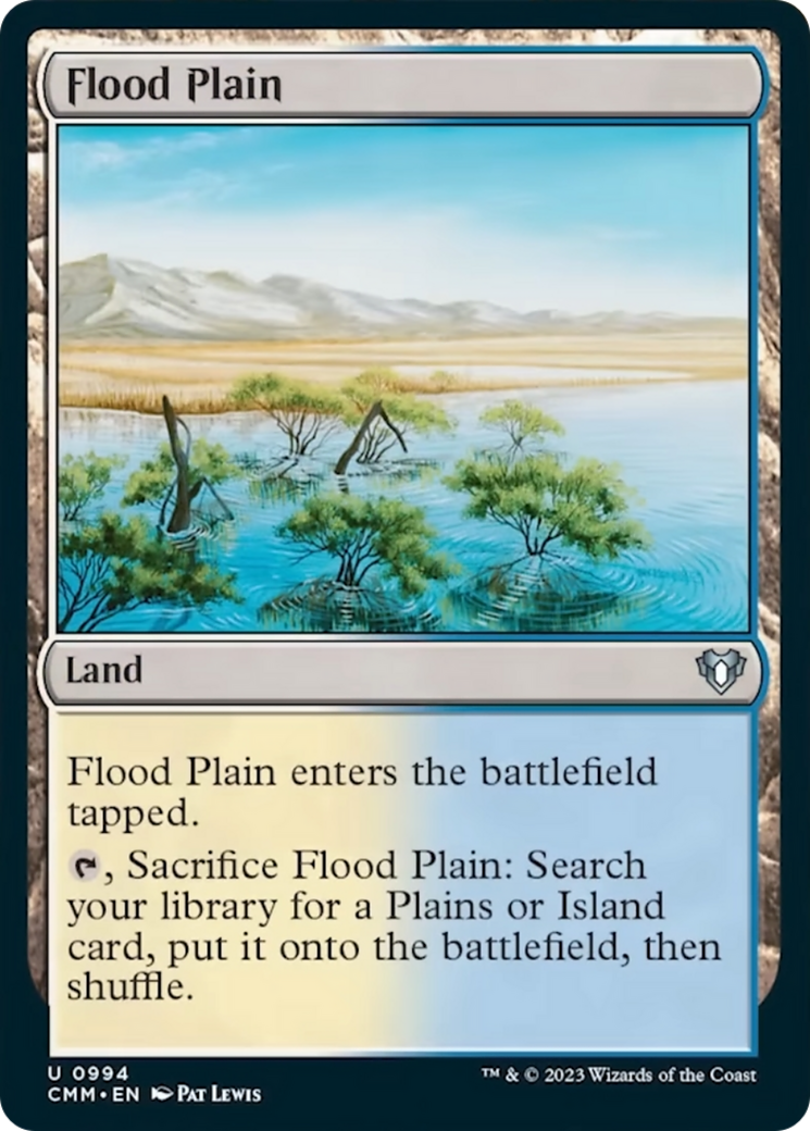 Flood Plain [Commander Masters] | Dragon's Lair Comics and Fantasy Houston TX