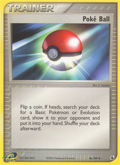Poke Ball (86/109) [EX: Ruby & Sapphire] | Dragon's Lair Comics and Fantasy Houston TX