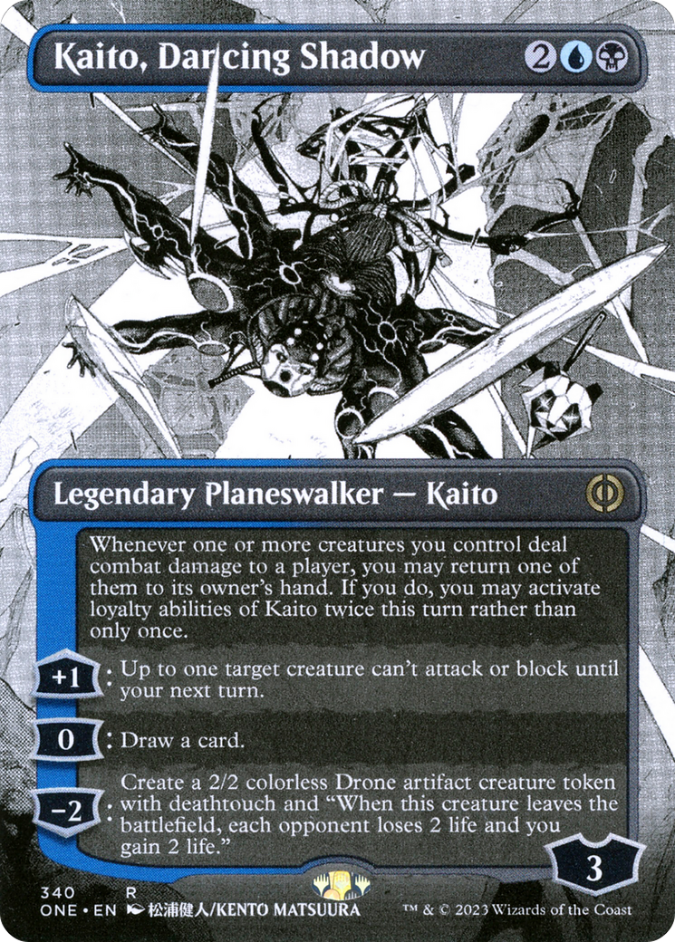 Kaito, Dancing Shadow (Borderless Manga) [Phyrexia: All Will Be One] | Dragon's Lair Comics and Fantasy Houston TX