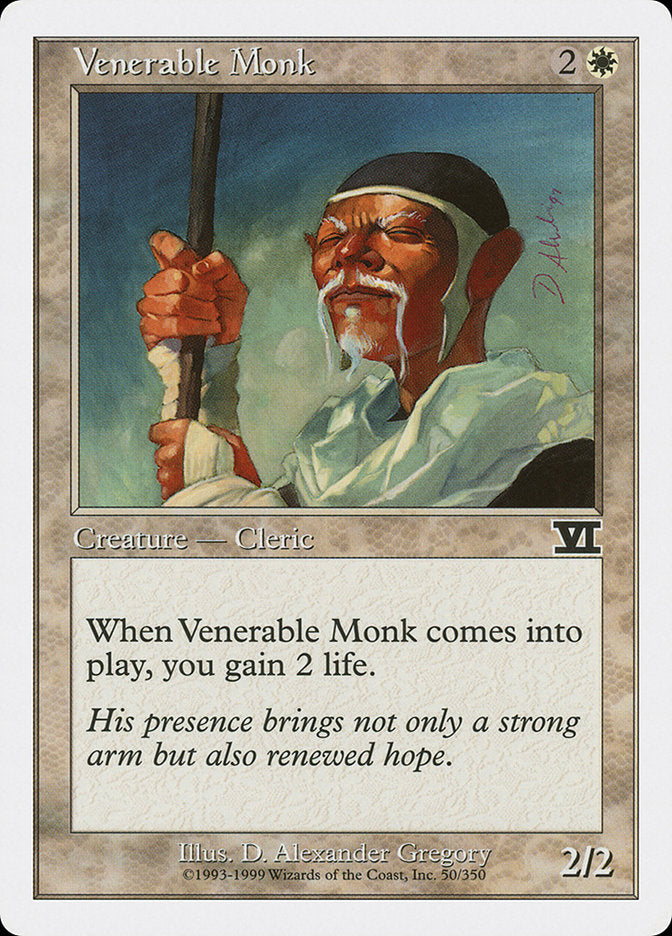 Venerable Monk [Classic Sixth Edition] | Dragon's Lair Comics and Fantasy Houston TX