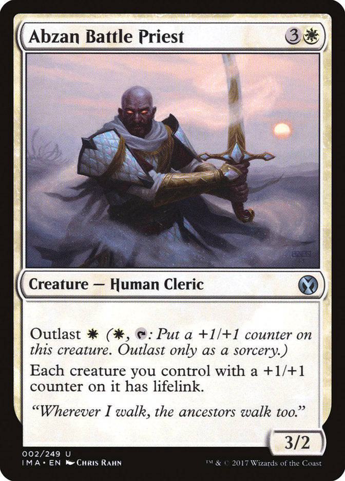 Abzan Battle Priest [Iconic Masters] | Dragon's Lair Comics and Fantasy Houston TX