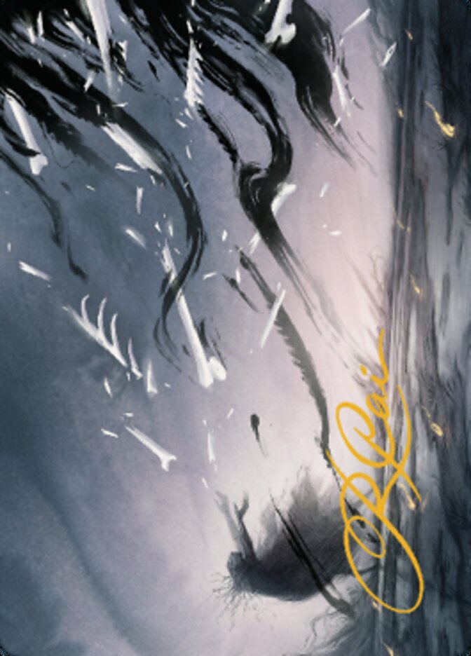 Shadow Prophecy Art Card (Gold-Stamped Signature) [Dominaria United Art Series] | Dragon's Lair Comics and Fantasy Houston TX