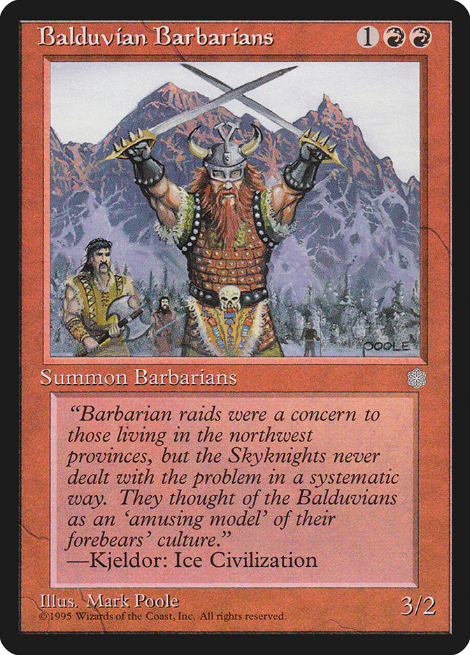Balduvian Barbarians [Ice Age] | Dragon's Lair Comics and Fantasy Houston TX