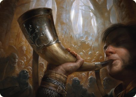 Horn of Gondor Art Card [The Lord of the Rings: Tales of Middle-earth Art Series] | Dragon's Lair Comics and Fantasy Houston TX