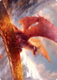 Goldspan Dragon Art Card [Kaldheim Art Series] | Dragon's Lair Comics and Fantasy Houston TX