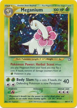Meganium (10/111) [Neo Genesis Unlimited] | Dragon's Lair Comics and Fantasy Houston TX