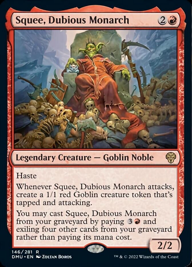 Squee, Dubious Monarch [Dominaria United] | Dragon's Lair Comics and Fantasy Houston TX